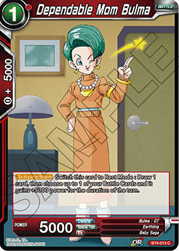 Dependable Mom Bulma - BT4-013 - C