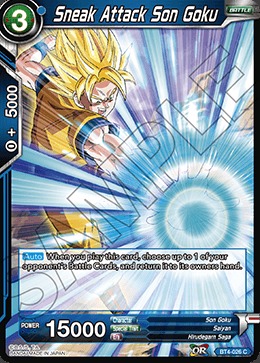 Sneak Attack Son Goku (Foil) - BT4-026 - C
