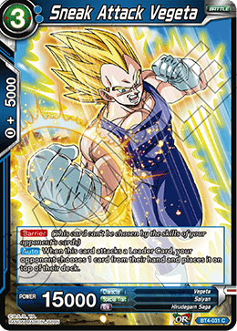 Sneak Attack Vegeta - BT4-031 - C