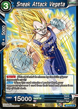Sneak Attack Vegeta - BT4-031 - C