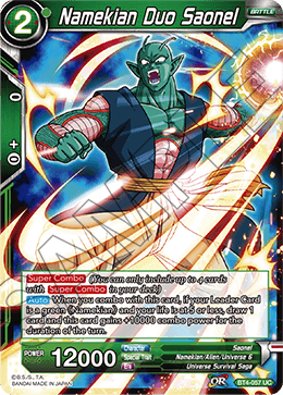 Namekian Duo Saonel - BT4-057 - UC