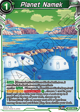 Planet Namek (Foil) - BT4-069 - C