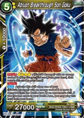 Abrupt Breakthrough Son Goku - BT4-076 - R