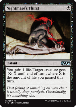 Nightmares Thirst - Foil Nightmares Thirst - Foil