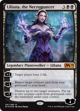 Liliana, the Necromancer - Foil - Planeswalker Deck Exclusive