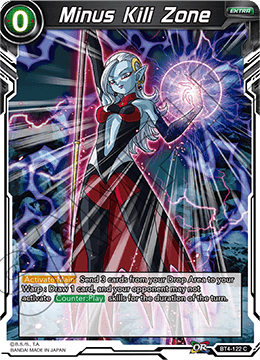 Minus Kili Zone - BT4-122 - C