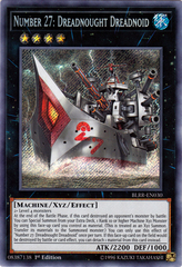 Number 27: Dreadnought Dreadnoid - BLRR-EN030 - Secret Rare - 1st Edition