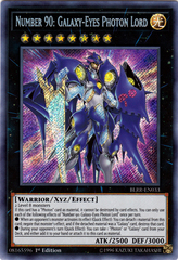 Number 90: Galaxy-Eyes Photon Lord - BLRR-EN033 - Secret Rare - 1st Edition