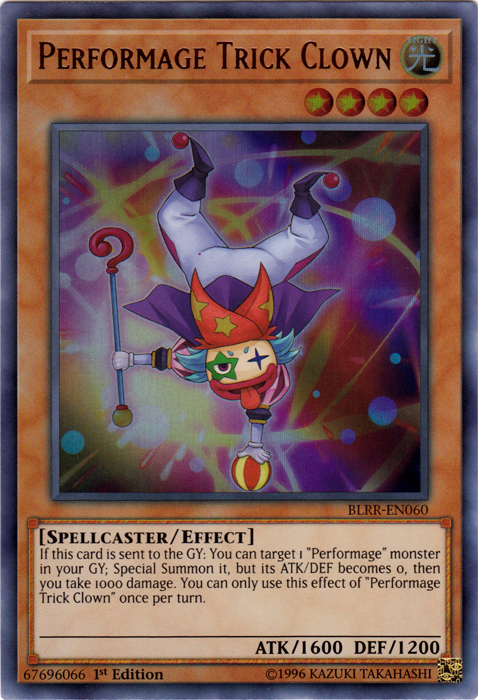 Performage Trick Clown - BLRR-EN060 - Ultra Rare - 1ere edition // Battles of Legend: Relentless Revenge