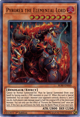 Pyrorex the Elemental Lord - BLRR-EN069 - Ultra Rare - 1st Edition