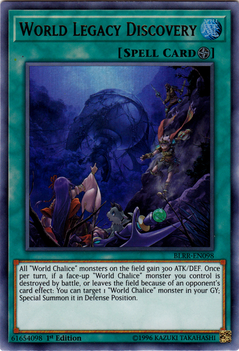 World Legacy Discovery - BLRR-EN098 - Ultra rare - 1ere edition // Battles of Legend: Relentless Revenge