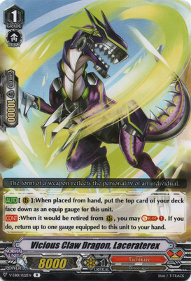Vicious Claw Dragon, Laceraterex - V-EB01/022EN - R