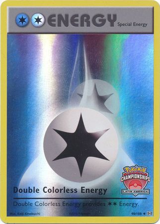 Double Colorless Energy - 90/108 - Latin America Championship Promo