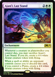 Ajanis Last Stand - Foil - Prerelease Promo