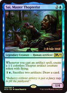 Sai, Master Thopterist - Foil - Prerelease Promo