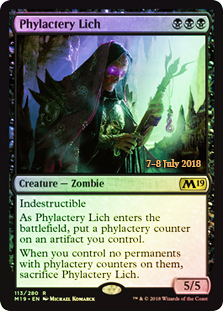 Phylactery Lich - Foil - Prerelease Promo