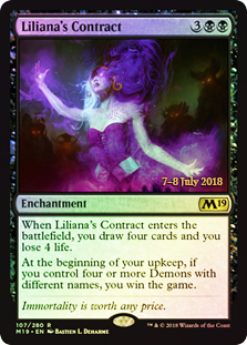 Lilianas Contract - Foil - Prerelease Promo