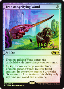 Transmogrifying Wand - Foil - Prerelease Promo