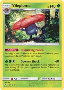 Vileplume - 6/147 - Rare -  Burning Shadows Prerelease Kit