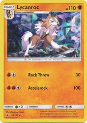 Lycanroc 76/147 Cracked Ice Holo Promo - Rock Steady Theme Deck