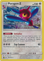 Porygon-Z - 105a/147 - Yellow A Alternate art Ultra Prism Three Pack Blisters exclusive