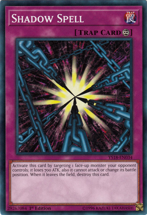 Shadow Spell - YS18-EN034 - Common - 1st Edition