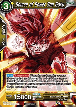 Source of Power Son Goku (Foil) - P-053 - Promotion Cards