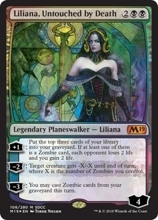 Liliana, Untouched by Death - SDCC 2018 Promo Foil