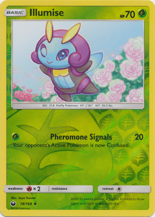 Illumise - 18/168 - Uncommon - Reverse Holo