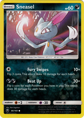 Sneasel - 86/168 - Common - Reverse Holo