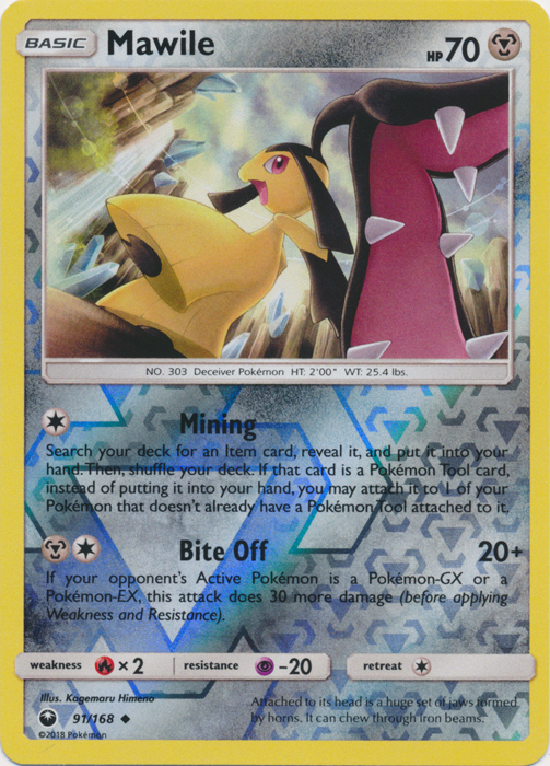 Mawile - 91/168 - Uncommon - Reverse Holo