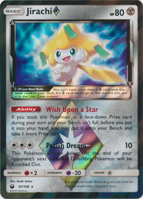 Jirachi Prism - 97/168 - Holo Rare