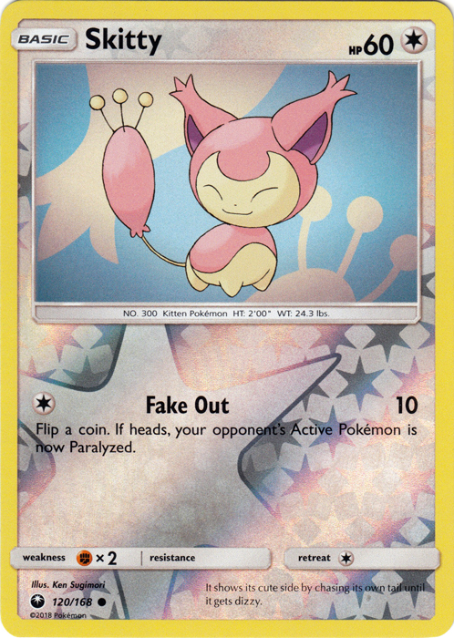 Skitty - 120/168 - Common - Reverse Holo