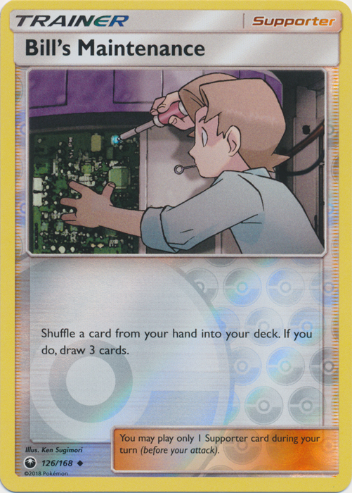 Bills Maintenance - 126/168 - Uncommon - Reverse Holo