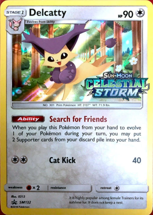 Delcatty - SM132 - Prerelease Promo