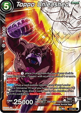 Toppo Unleashed - Foil - EX03-30 - EX