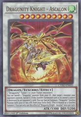 Dragunity Knight - Ascalon - CYHO-EN033 - Ultra Rare - 1st Edition