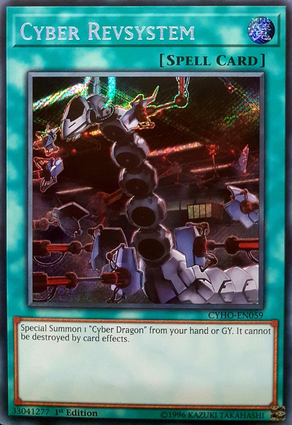 Cyber Revsystem - CYHO-EN059 - Secret Rare - 1st Edition Cyber Revsystem - CYHO-EN059 - Secret Rare - 1st Edition