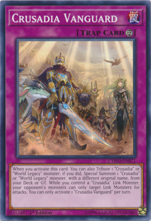 Crusadia Vanguard - CYHO-EN071 - Common - 1st Edition