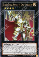 Sacred Noble Knight of King Custennin - CYHO-EN089 - Ultra Rare - 1st Edition