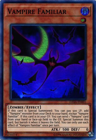 Vampire Familiar - DASA-EN001 - Super Rare - Unlimited