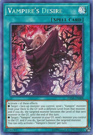 Vampires Desire - DASA-EN008 - Secret Rare - Unlimited