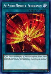 Sky Striker Maneuver - Afterburners! - DASA-EN031 - Secret Rare - Unlimited