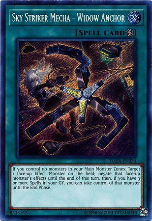 Sky Striker Mecha - Widow Anchor - DASA-EN034 - Secret Rare - Unlimited