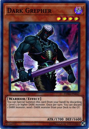 Dark Grepher - DASA-EN042 - Super Rare - Unlimited