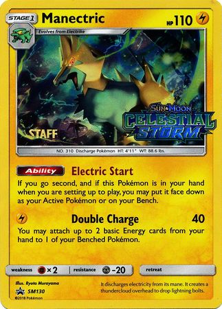 Manectric (Staff Prerelease Promo) - SM130