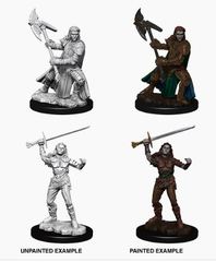 D&D Nolzur's Marvelous Miniatures: Female Half-Orc Fighter