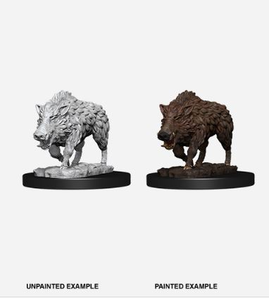 Pathfinder Battles Unpainted Minis - Wild Boar