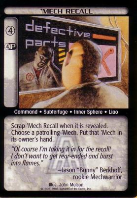 Mech Recall