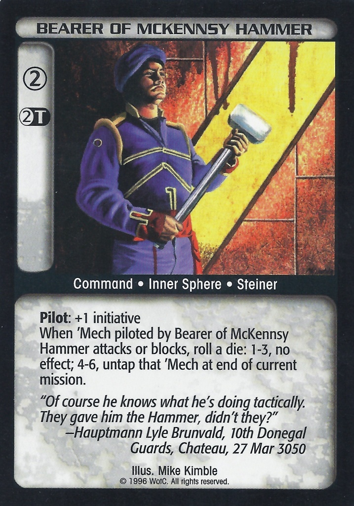 Bearer of McKennsy Hammer
